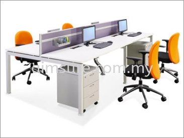 4 Pax Rumex AIM Desking System (AIM28-C4-2-RM)