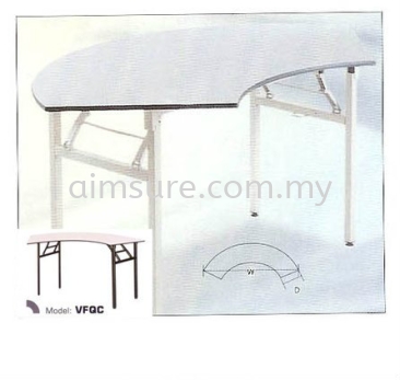 Foldable Cresent Table VFQC