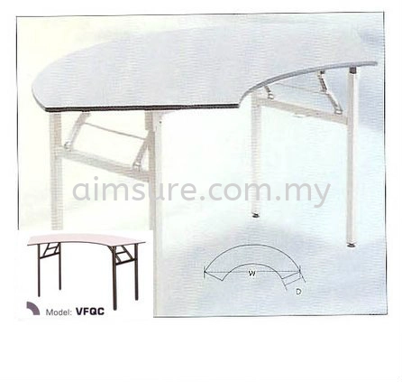 Foldable Cresent Table VFQC