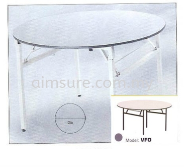 Foldable Round Table VFO