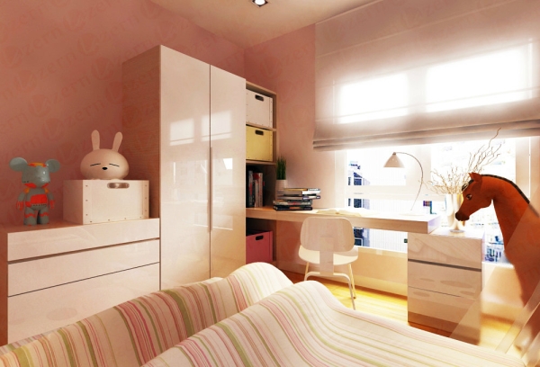  Adorable Girls Room ideas to leave you inspired! |  Kid's room Modern Contemporary Interior Design for Chris's Condominium in SS2 Petaling Jaya Shah Alam, Selangor, Kuala Lumpur (KL), Malaysia Service, Interior Design, Construction, Renovation | Lazern Sdn Bhd