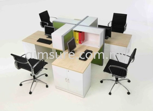 4 Seater Office Workstation System (AIM60-C4-5-NS)