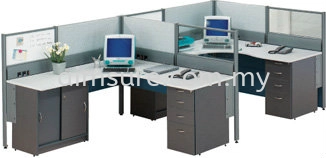 Convention office workstation (AIM60-C2-1-8L-EX2-HT)