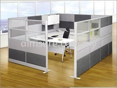 4 wall Office Workstation System (AIM-C1-1L-EPO-TS)