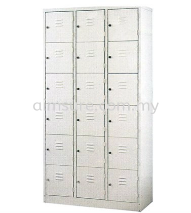 18 Compartment Steel Locker (AIM18B)