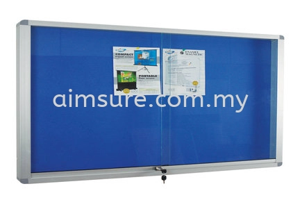 Aluminium Frame Notice Board Cabinet With Foam Board