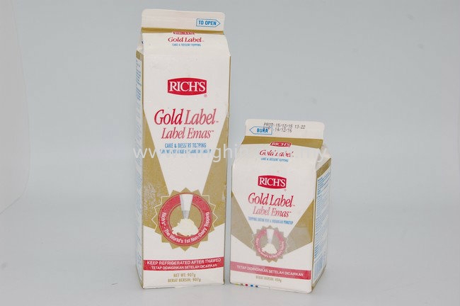 Rich S Gold Label Topping Cream Fresh Cream Non Dairy Whipping Cream Cream Melaka Malaysia Supplier Suppliers