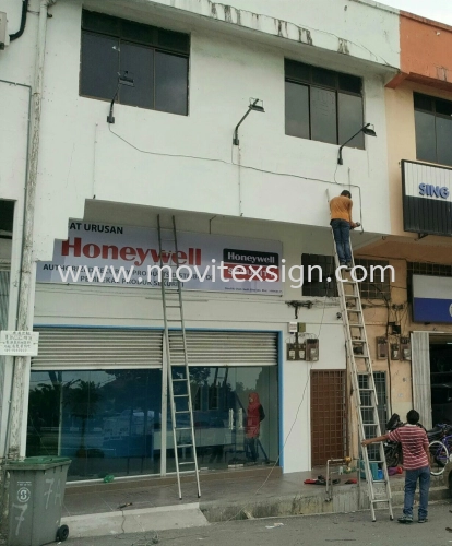 Install new polycarbonate SIGN with UV printing 4x22ft +design (click for more detail)