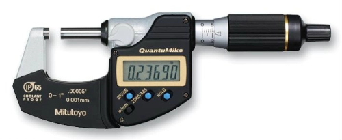 MITUTOYO 	293-185  DIGITAL MICROMETER 0-1" IP65 QUANTUMIKE