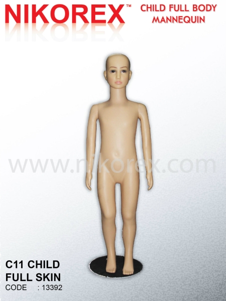 13392 - C11 PLASTIC CHILD FULL Child Full Body Mannequin MANNEQUINS Malaysia, Johor Bahru (JB), Kuala Lumpur (KL), Selangor, Melaka, Perak, Pahang, Singapore Supplier, Manufacturer, Supply, Supplies | Nikorex Display Products (M) Sdn Bhd