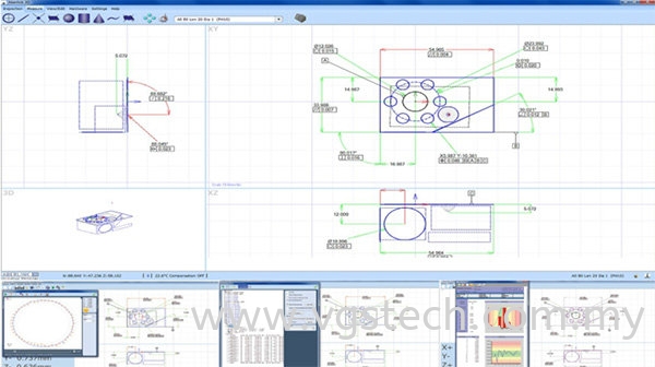 Aberlink3D Mark 4 3D Measurement Software ABERLINK Coordinate Measuring Machine (CMM) Series Malaysia, Penang, Selangor, Kuala Lumpur (KL), Johor Bahru (JB), Singapore Supply, Suppliers | VGSM Technology (M) Sdn Bhd