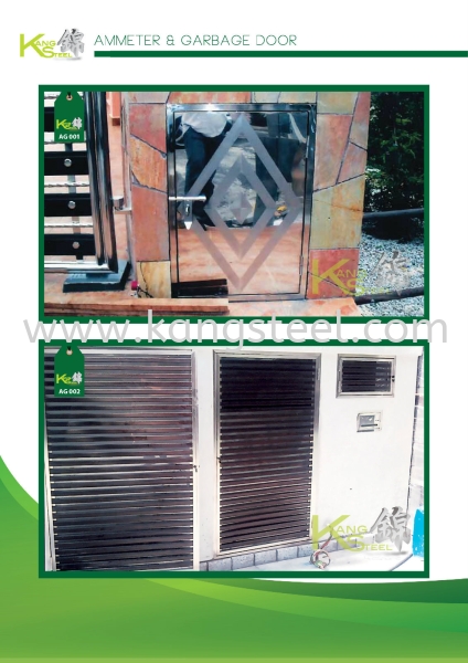 AG001&AG002 Ammeter and Garbage Door Johor Bahru, JB, Skudai Design, Installation, Supply | Kang Steel Engineering Sdn Bhd