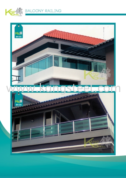 BR023&BR024 Balcony Railing Johor Bahru, JB, Skudai Design, Installation, Supply | Kang Steel Engineering Sdn Bhd