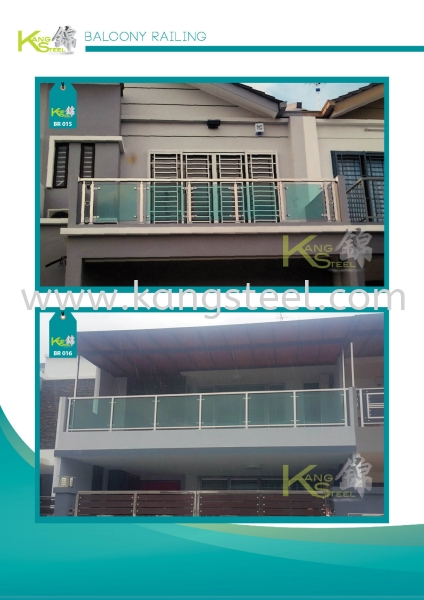 BR015&BR016 Balcony Railing Johor Bahru, JB, Skudai Design, Installation, Supply | Kang Steel Engineering Sdn Bhd