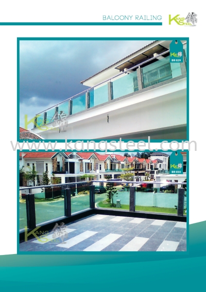 BR029&BR030 Balcony Railing Johor Bahru, JB, Skudai Design, Installation, Supply | Kang Steel Engineering Sdn Bhd