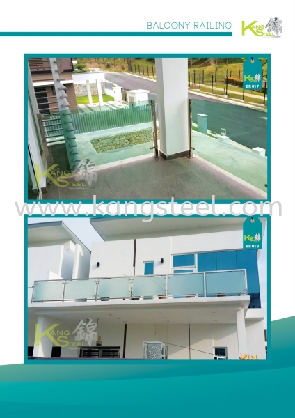 BR017&BR018 Balcony Railing Johor Bahru, JB, Skudai Design, Installation, Supply | Kang Steel Engineering Sdn Bhd