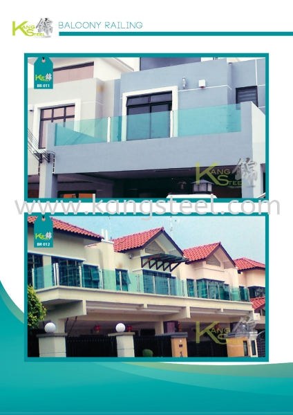 BR011&BR012 Balcony Railing Johor Bahru, JB, Skudai Design, Installation, Supply | Kang Steel Engineering Sdn Bhd