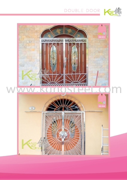 DD015&DD016 Double Door Johor Bahru, JB, Skudai Design, Installation, Supply | Kang Steel Engineering Sdn Bhd