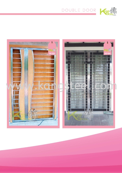 DD003&DD004 Double Door Johor Bahru, JB, Skudai Design, Installation, Supply | Kang Steel Engineering Sdn Bhd