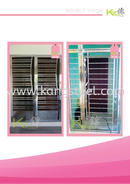 DD007&DD008 Double Door Johor Bahru, JB, Skudai Design, Installation, Supply | Kang Steel Engineering Sdn Bhd