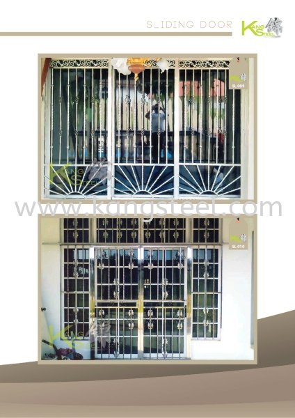 SL009&SL010 Sliding Door Johor Bahru, JB, Skudai Design, Installation, Supply | Kang Steel Engineering Sdn Bhd