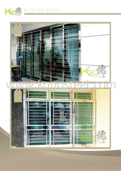 SL001&SL002 Sliding Door Johor Bahru, JB, Skudai Design, Installation, Supply | Kang Steel Engineering Sdn Bhd