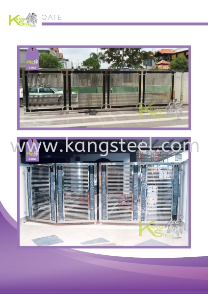 G005&G006 Gate Johor Bahru, JB, Skudai Design, Installation, Supply | Kang Steel Engineering Sdn Bhd