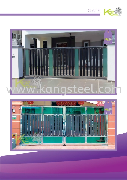 G011&G012 Gate Johor Bahru, JB, Skudai Design, Installation, Supply | Kang Steel Engineering Sdn Bhd