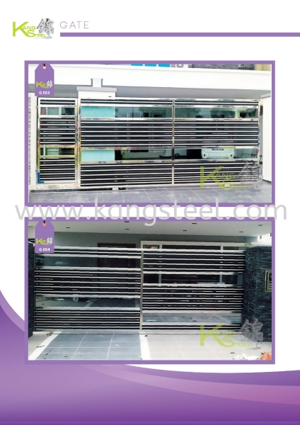 G053&G054 Gate Johor Bahru, JB, Skudai Design, Installation, Supply | Kang Steel Engineering Sdn Bhd