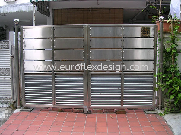  Stainless Steel Gate Stainless Steel Works Johor Bahru (JB), Bukit Indah Service, Design, Renovation | Euroflex Design And Construction Work