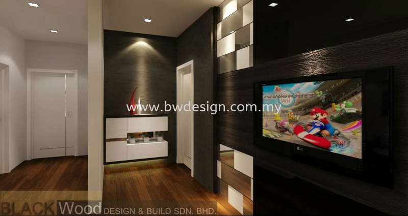 Tv Wall Design Horizon Hills Golf West Family Hall Johor