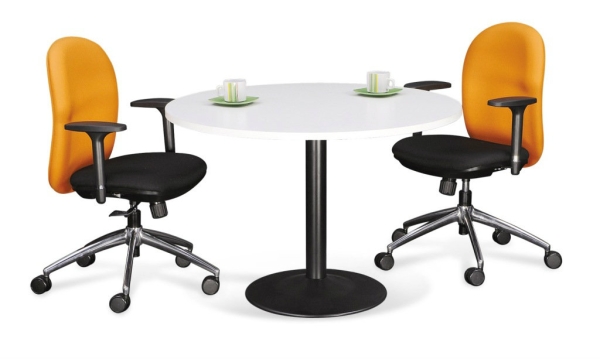 Round Meeting Table with Drum Leg CONFERENCE TABLE OFFICE TABLE OFFICE FURNITURE Kuala Lumpur (KL), Malaysia, Selangor, Cheras Supplier, Suppliers, Supply, Supplies | JFix Solutions Sdn Bhd