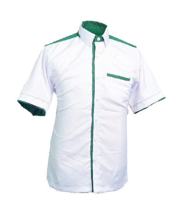 READY MADE UNIFORM M0512 (White & M. Green)