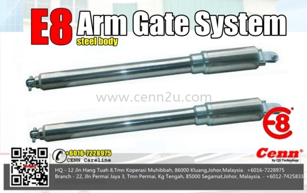 E8  Arm Gate System ( Steel Color) Arm System Autogate Kluang, Johor, Johor Bahru (JB) Supplier, Supplies, Installation | CJS Technology