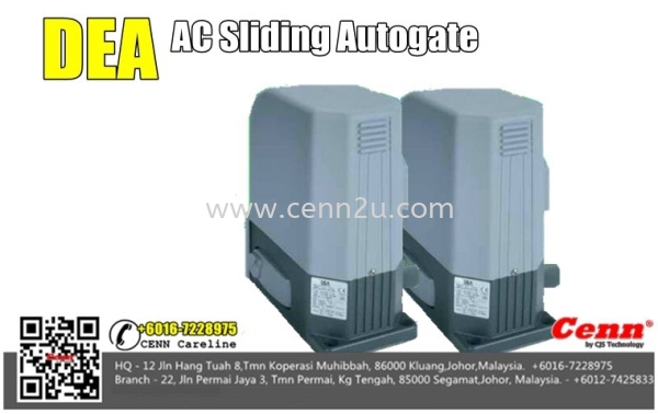 DEA AC Sliding Autogate Sliding Gate Autogate Kluang, Johor, Johor Bahru (JB) Supplier, Supplies, Installation | CJS Technology