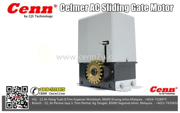 Celmer AC Sliding Gate Motor - Cenn Sliding Gate Autogate Kluang, Johor, Johor Bahru (JB) Supplier, Supplies, Installation | CJS Technology