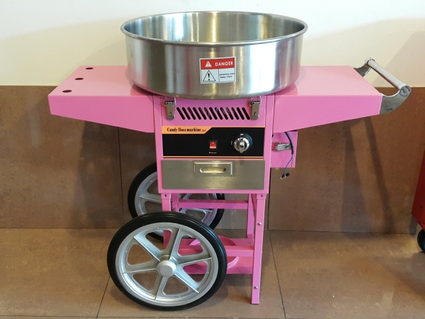 Gas candy floss machine with cart 520mm ID999139  Cotton Candy Food Machine & Kitchen Ware Selangor, Malaysia, Kuala Lumpur (KL), Seri Kembangan, Setapak, Kajang Supplier, Suppliers, Supply, Supplies | Knight Auto Sdn Bhd