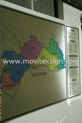 Uv print with 2D effect in fully colors on hairline S/STEEL plate (click for more detail)