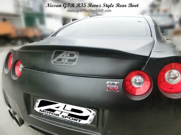 Nissan GTR R35 Revoz Style Rear Boot  GTR R35 Nissan  Johor Bahru JB Malaysia Body Kits | A Perfect Motor Sport