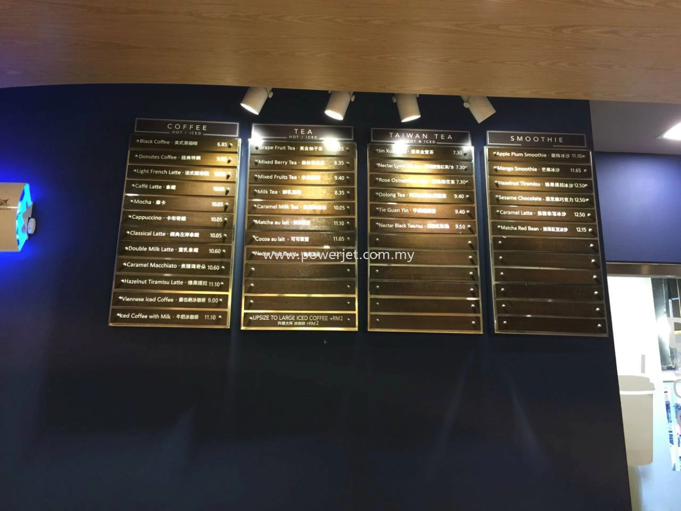 Menu Signage