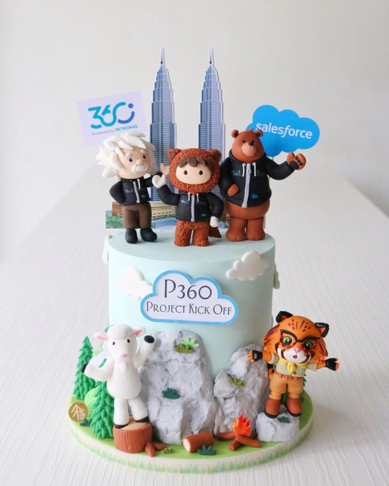 Salesforce Corporate Cake