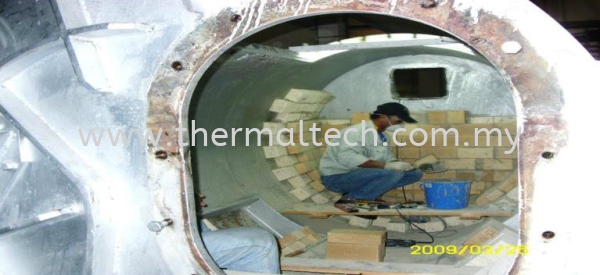 Second layer of High Alumina Bricks works Copper Industries Selangor, Malaysia, Kuala Lumpur (KL), Klang Service, Supplier, Supply, Installation | Thermaltech Solutions Sdn Bhd