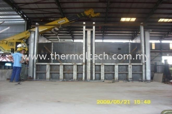 Complete Assembly the 22 Tons Holding Furnace Cable Industries Aluminium Industries Selangor, Malaysia, Kuala Lumpur (KL), Klang Service, Supplier, Supply, Installation | Thermaltech Solutions Sdn Bhd