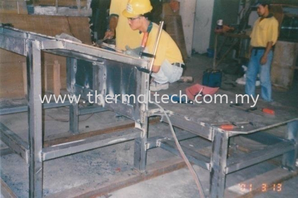 Constructing The Furnace Die Casting Industries Aluminium Industries Selangor, Malaysia, Kuala Lumpur (KL), Klang Service, Supplier, Supply, Installation | Thermaltech Solutions Sdn Bhd