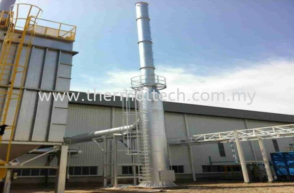 Chimney Completed View Bilet Caster Industries Aluminium Industries Selangor, Malaysia, Kuala Lumpur (KL), Klang Service, Supplier, Supply, Installation | Thermaltech Solutions Sdn Bhd