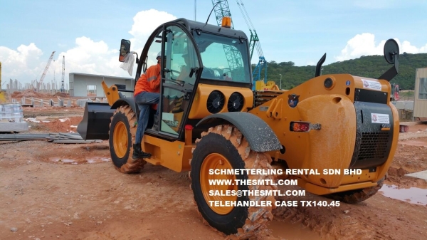 Telehandler Case TX140.45  Telehandler Rental Malaysia, Johor, Singapore, Selangor, Kuala Lumpur (KL), Penang Rental, Supplier | Schmetterling Rental Sdn Bhd