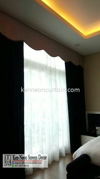  Day and Night Curtain Design  Johor Bahru (JB), Malaysia, Taman Molek Supplier, Installation, Supply, Supplies | Ken-Neon Screen Decor