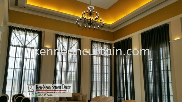  Day Curtains Design  Johor Bahru (JB), Malaysia, Taman Molek Supplier, Installation, Supply, Supplies | Ken-Neon Screen Decor