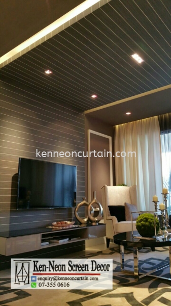  Eyelets Curtain Design  Johor Bahru (JB), Malaysia, Taman Molek Supplier, Installation, Supply, Supplies | Ken-Neon Screen Decor