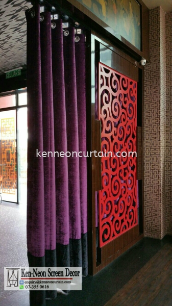  Eyelets Curtain Design  Johor Bahru (JB), Malaysia, Taman Molek Supplier, Installation, Supply, Supplies | Ken-Neon Screen Decor